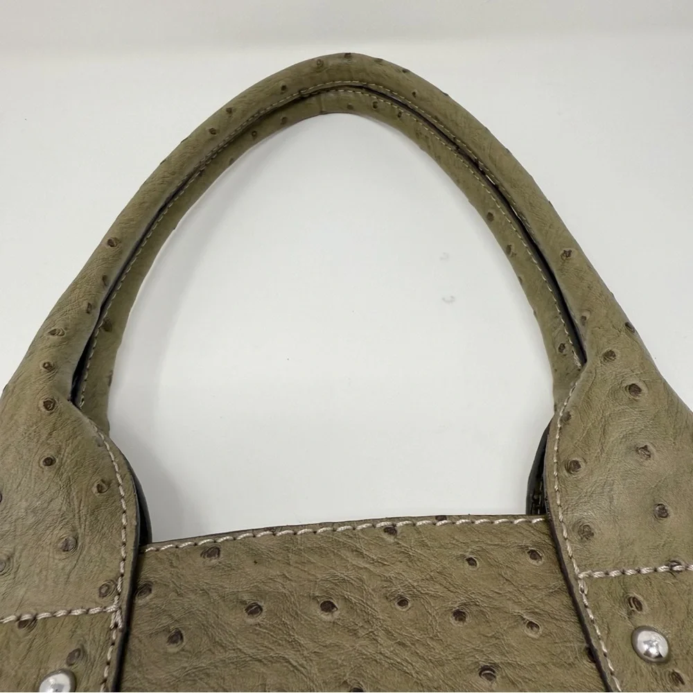 Guess Olive Green and Brown Tote Bag - Picture 7 of 15